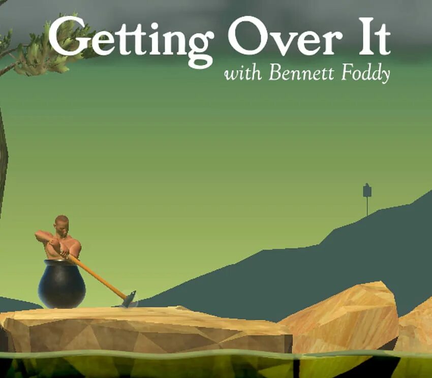 Как пройти игру getting. Игра геттинг овер. беннетт фодди. getting over it with bennett foddy. getting over it карта.