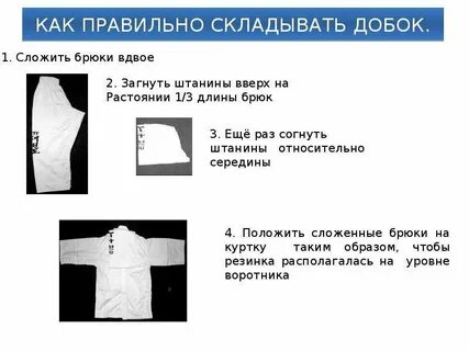 Правильно сложенный