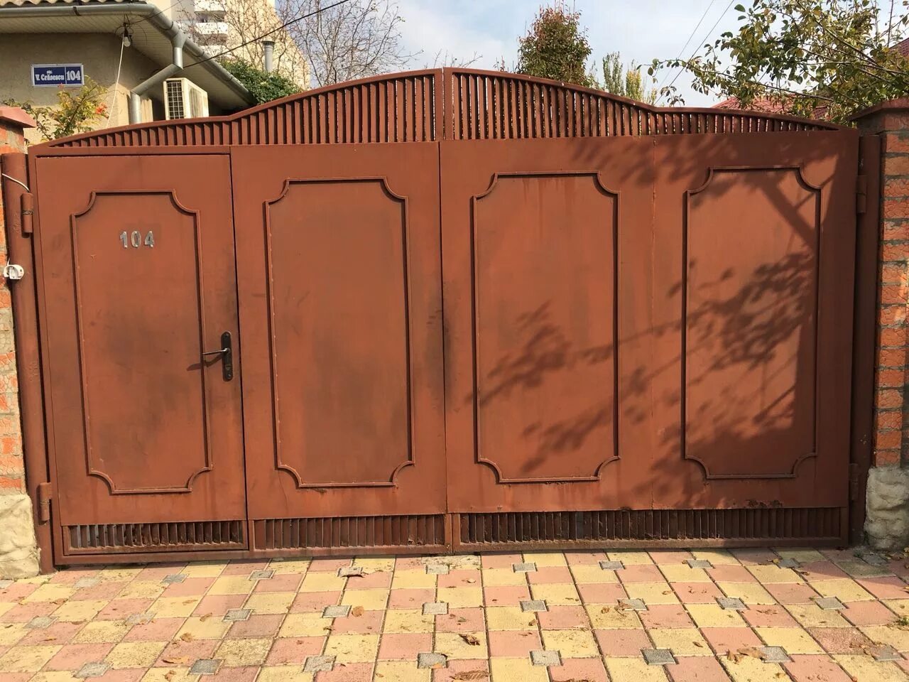 Металлопрофильные ворота "КС Арочные" купить от 34 900 руб. в интернет-магазине