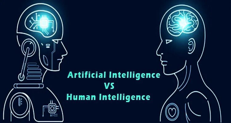 Искусственный интеллект и человек. Artificial Intelligence vs Human Intelligence. Ai vs Human. Искусственный интеллект женский.