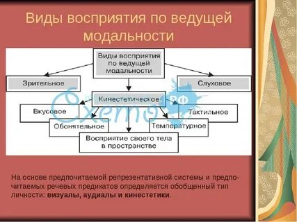 Типы восприятия речи