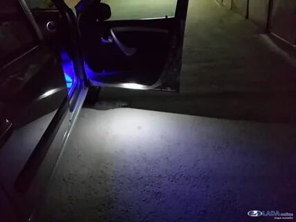 Установка подсветки дверей