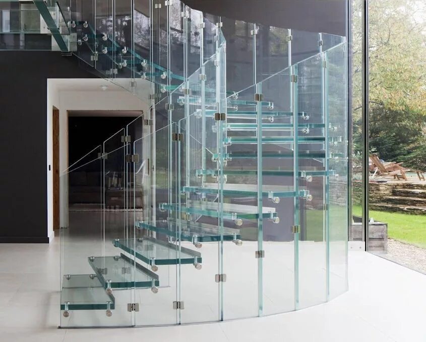 Закаленное стекло 8 мм. Стеклянное ограждение архикад. Стеклянная лестница. Красивые стеклянные лестницы. Стеклянное ограждение триплекс.