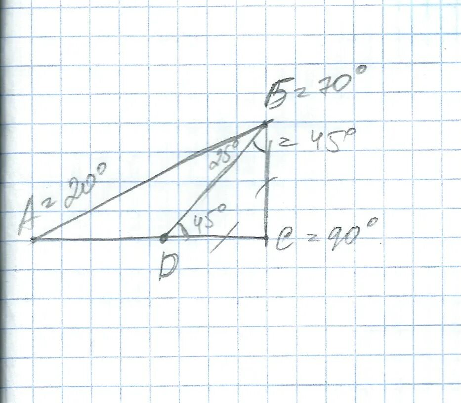 В треугольнике АВС угол с равен 90 а угол в равен 70 на катете АС. Угол равный 90 градусов. В треугольнике АВС угол с равен 90 а угол в равен 70. Треугольник с углом 70 градусов. Отложите б а равный в