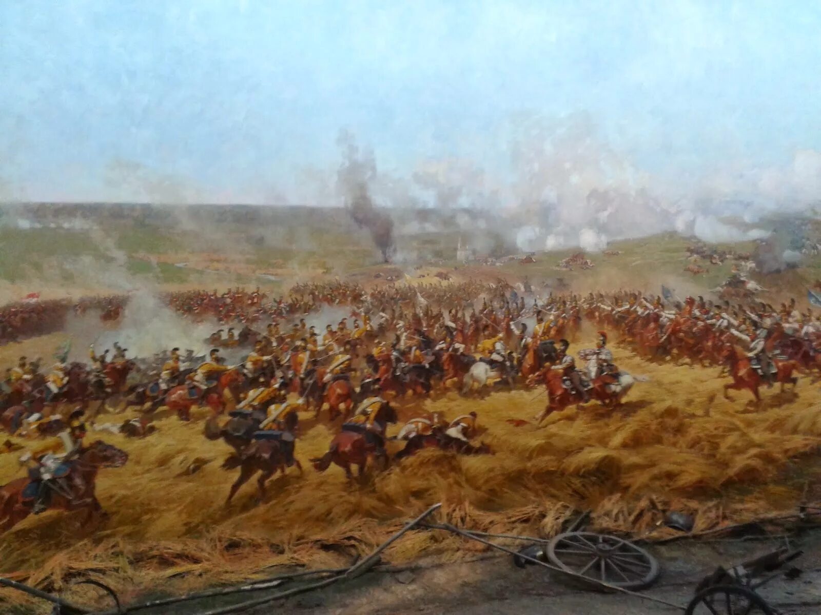 Д ф 1812. Панорама франца рубо бородинская битва. бородинское поле 1812.