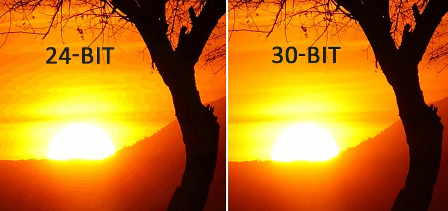 30 бит цвет