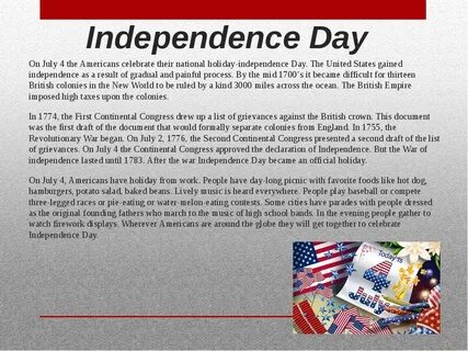 National holidays