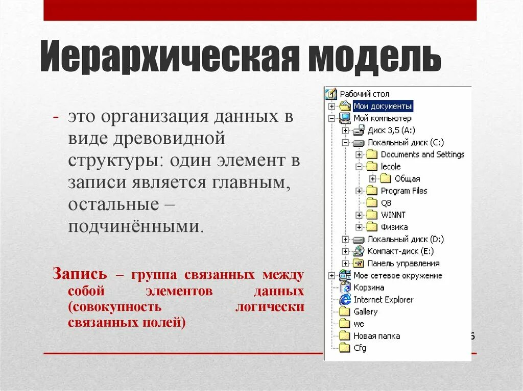 Страница данных организации. Организация данных. Группа связанных между собой элементов данных. Иерархия элементов 1с. Структура БД один элемент главный остальные подчиненные.