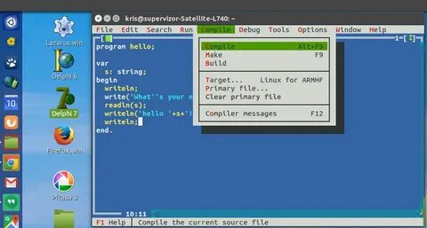 Delphi linux
