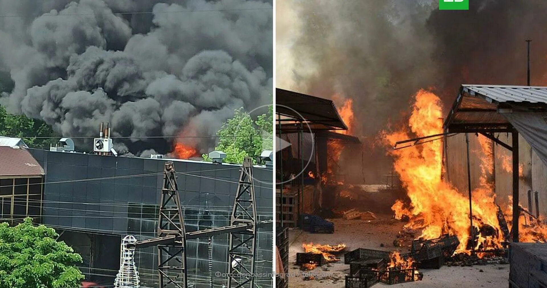 В донецке взорван штаб. Майский рынок донецк обстрел. обстреляли рынок в донецке. пожар в городе.