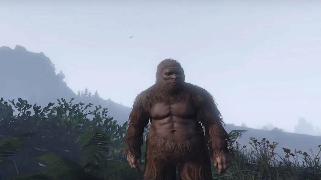 Бигфут дата выхода. Бигфут сасквоч. снежный человек в гта 5. бигфут гта 5. бигфут в гта 5 снежный человек.