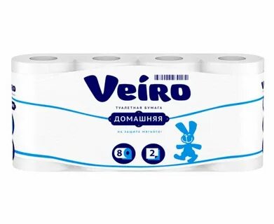 Туалетная бумага veiro домашняя