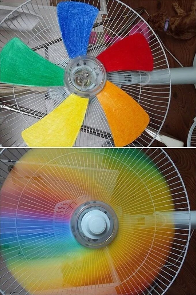 Вентилятор с цветными лопастями. Лопасти для вентилятора. Покрасить лопасти вентилятора. Украсить вентилятор.