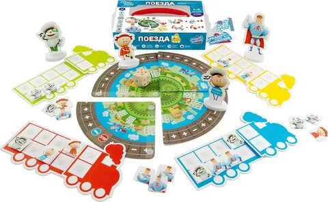 Настольная игра поезда