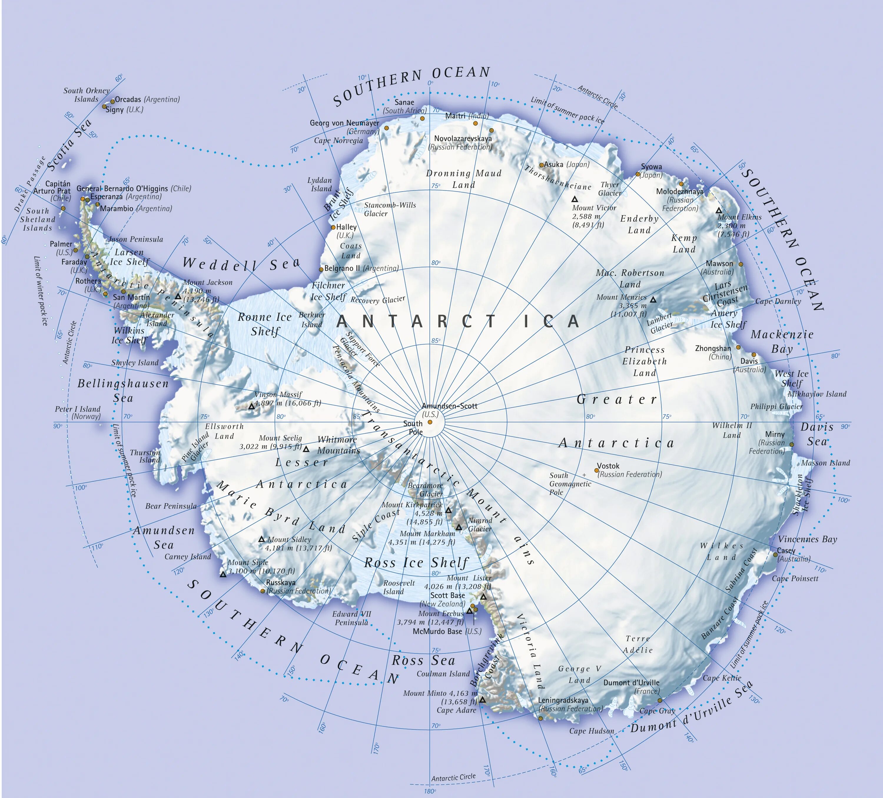 Карта Антарктиды географическая. Антарктика физическая карта карта. Физ карта Антарктиды. Море Беллинсгаузена на карте Антарктиды.