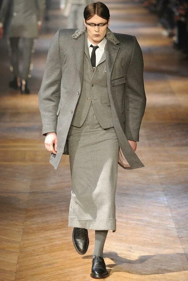 Thom Browne 2012. Современная мода. Мужская мода. Необычные мужские костюмы.