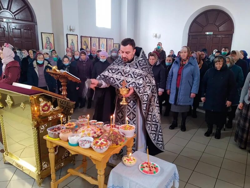 Чин освящения колива. Освящение колива в первую пятницу Великого поста. Унечское благочиние. Коливо на первую седмицу поста. Служба пятницы первой недели великого поста