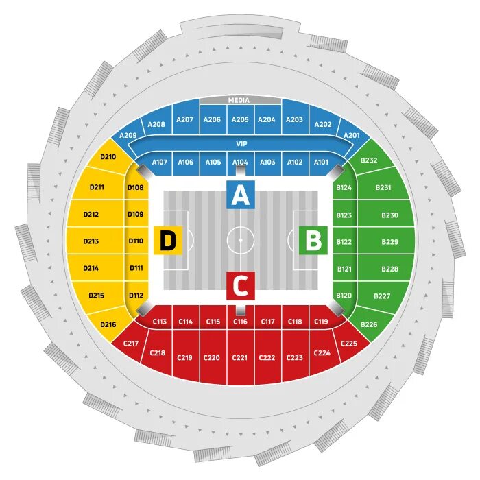Стадион арена билеты. Стадион Нижний Новгород сектора. Стадион Нижний Новгород сектор а 203. Сектор с220 стадион Нижний Новгород. Сектор с223 на стадионе Нижний Новгород.