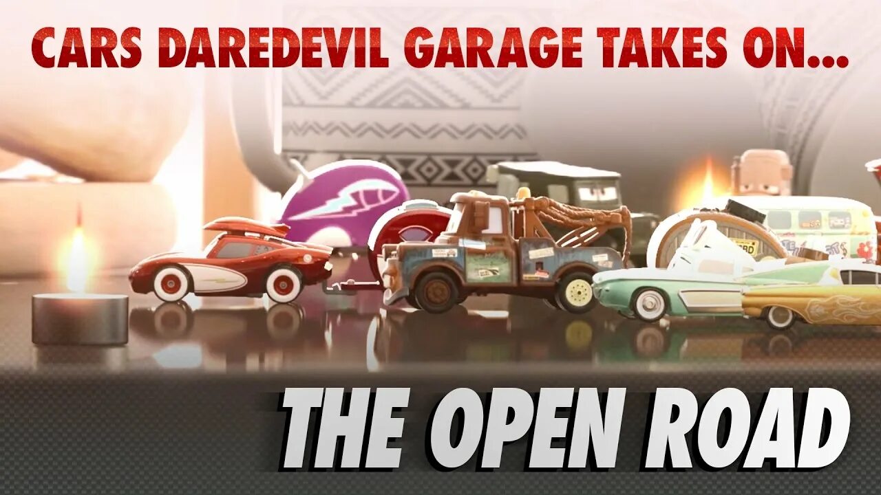 Cars daredevil garage. Pixar's: cars on the Road.