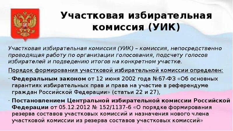 Порядок формирования избирательных участков. Порядок формирования избирательных участков