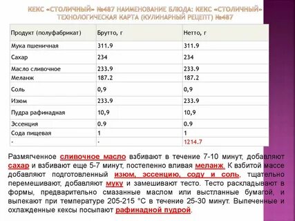 Расчет теста