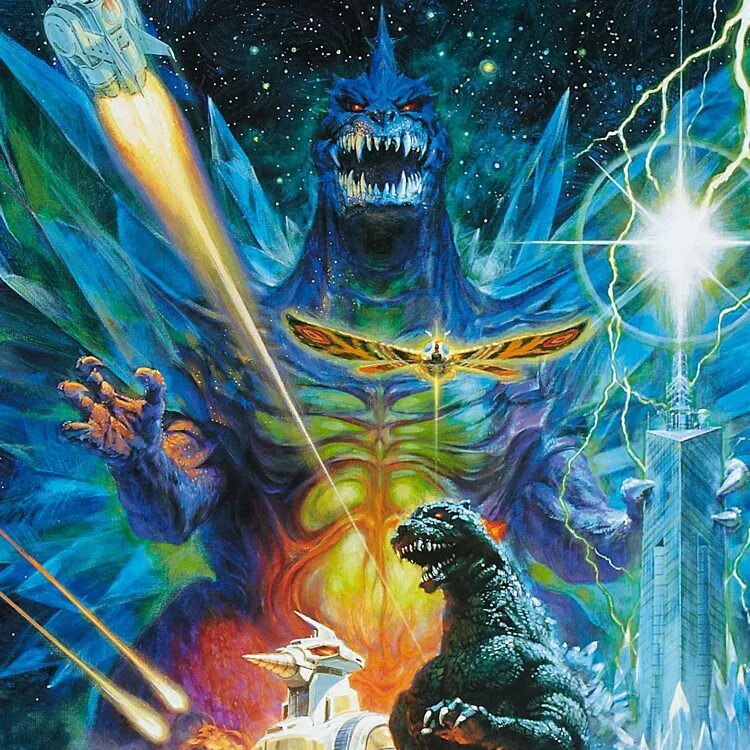 Godzilla vs SPACEGODZILLA. Godzilla 1994. Спейс Годзилла. Космо Годзилла.