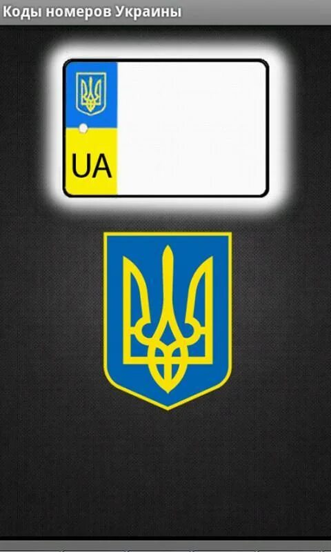 Автомобильные коды украины