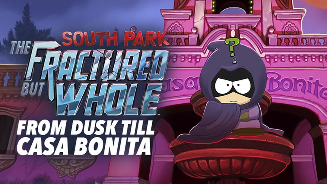 Южный парк игра the fractured but whole. South park the fractured but whole from dusk till casa bonita. South park the fractured but whole обложка. Fractured but whole dlc. Damien thorn south park the fractured but whole.