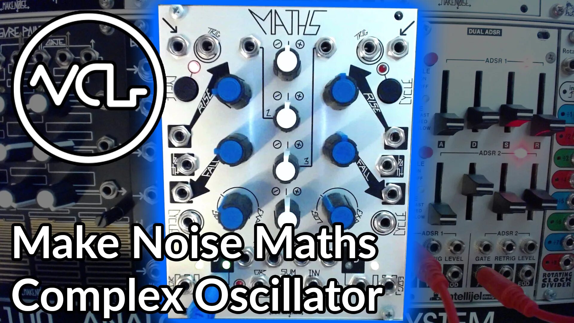 We making noise. Make noise modules. make noise maths black panel. oscillator module. make noise echophon.