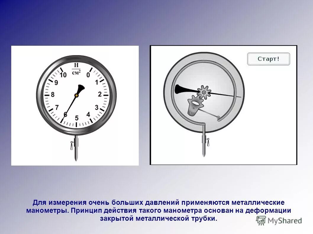 Тест измерения атмосферного давления 7 класс