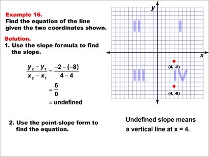 For example line
