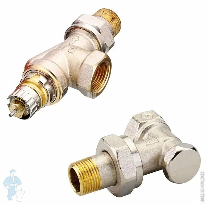 Rte 07. Термостатический комплект для радиатора прямой 1/2"(замен me412). Кран с термоголовкой для радиатора. Rte 07. Комплект термостатический для радиатора 1/2 прямой в блистере.