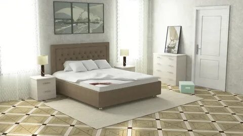 Кровать двуспальная 180х200 с ортопедическим основанием