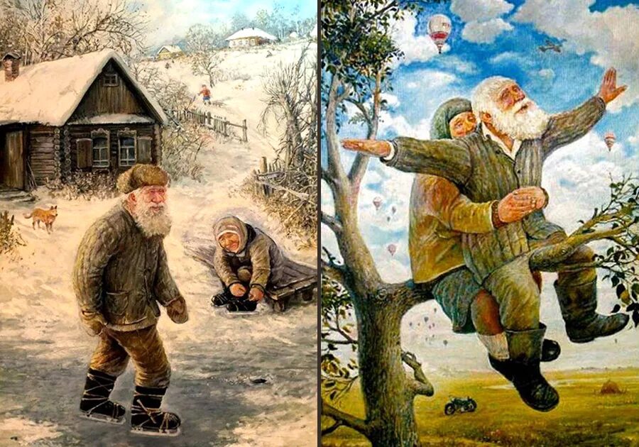 У деда была земля. Анекдот про двух дедов. Константин дверин художник. Старый седой волк. Дед хабар земляной дед.