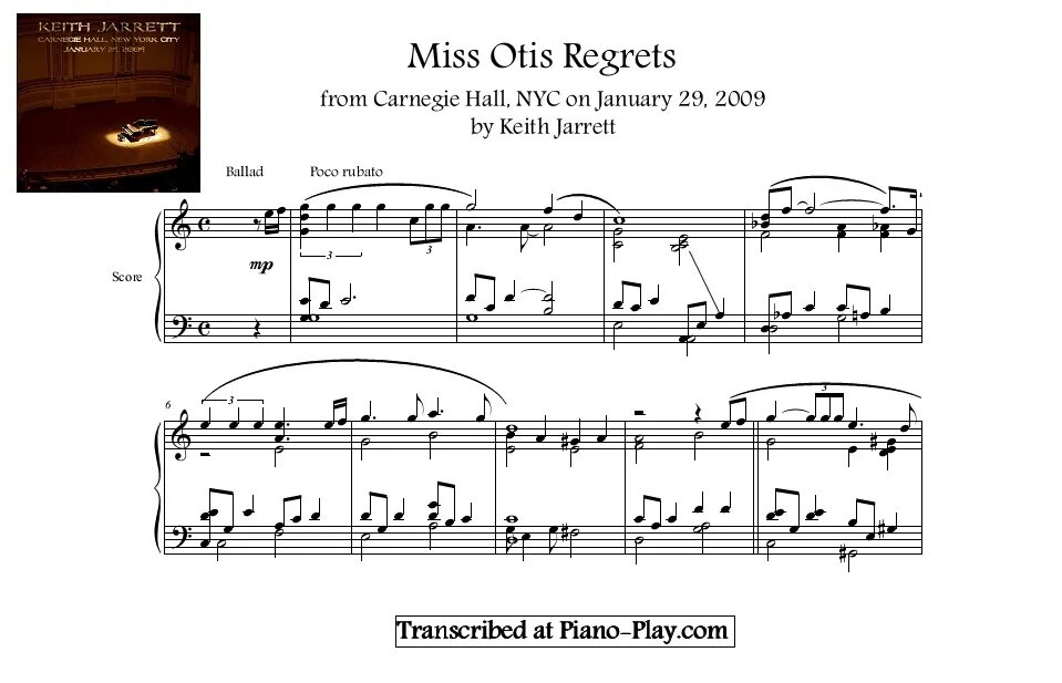 Piano transcription