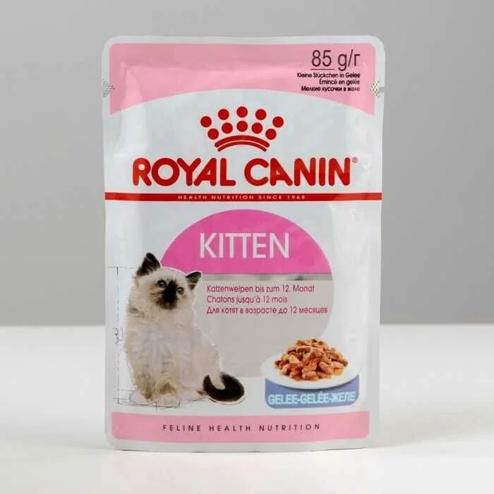 Роял Канин Инстинктив в желе пауч 85г. Роял Канин Киттен желе. Royal Canin д/к Киттен желе пауч 85,0. Роял Канин для котят влажный желе. Роял желе