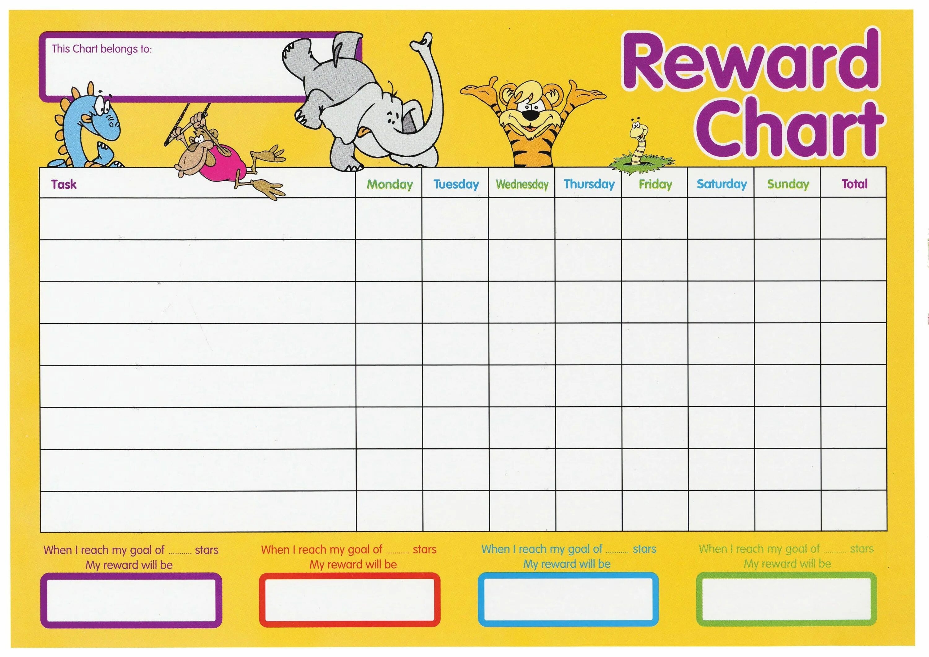 Reward Chart. Reward Chart for Kids. Лист поощрений для детей. My reward Chart.