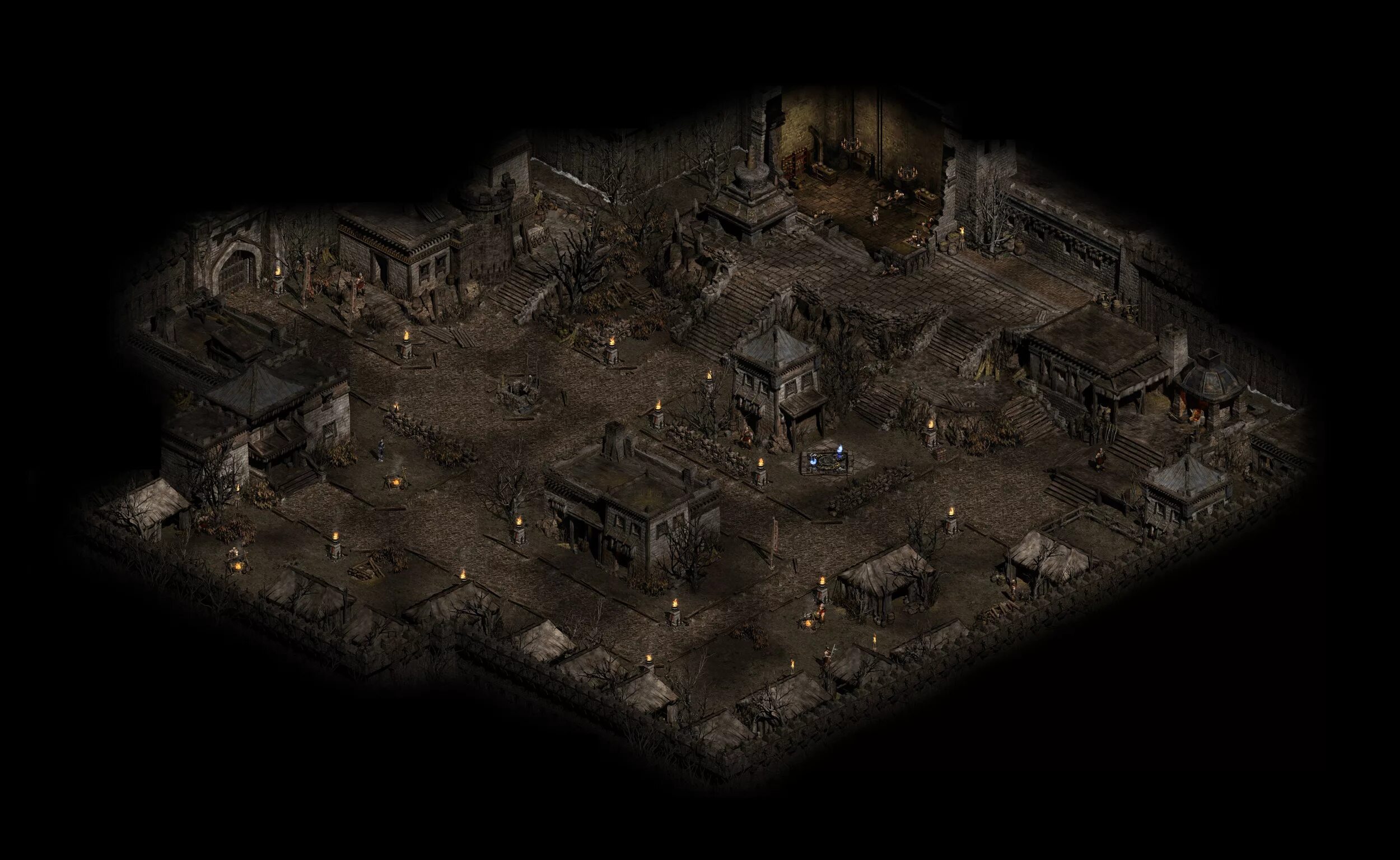 Алтарь диабло. Харрогат diablo 2. Калдей диабло 3 арт. Diablo 2 screenshots. Диабло города.