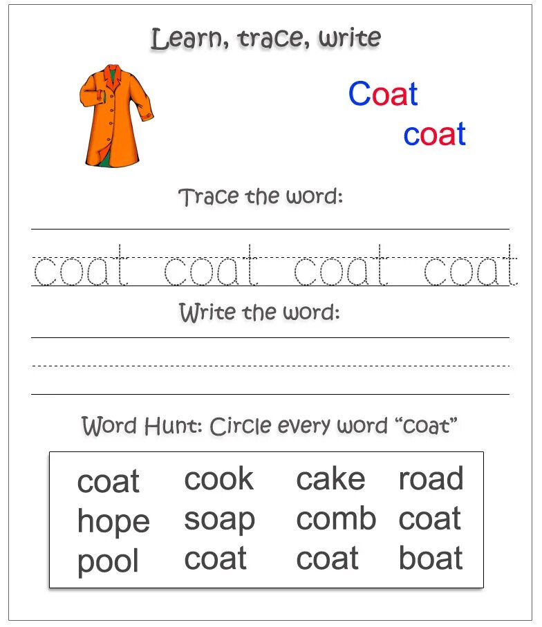 Who knows english well. Coating words. Who know english. Learn trace write. Coating words.