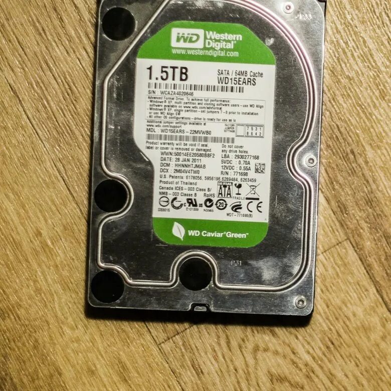 Диск wd 1