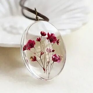 Украшения смола цветы