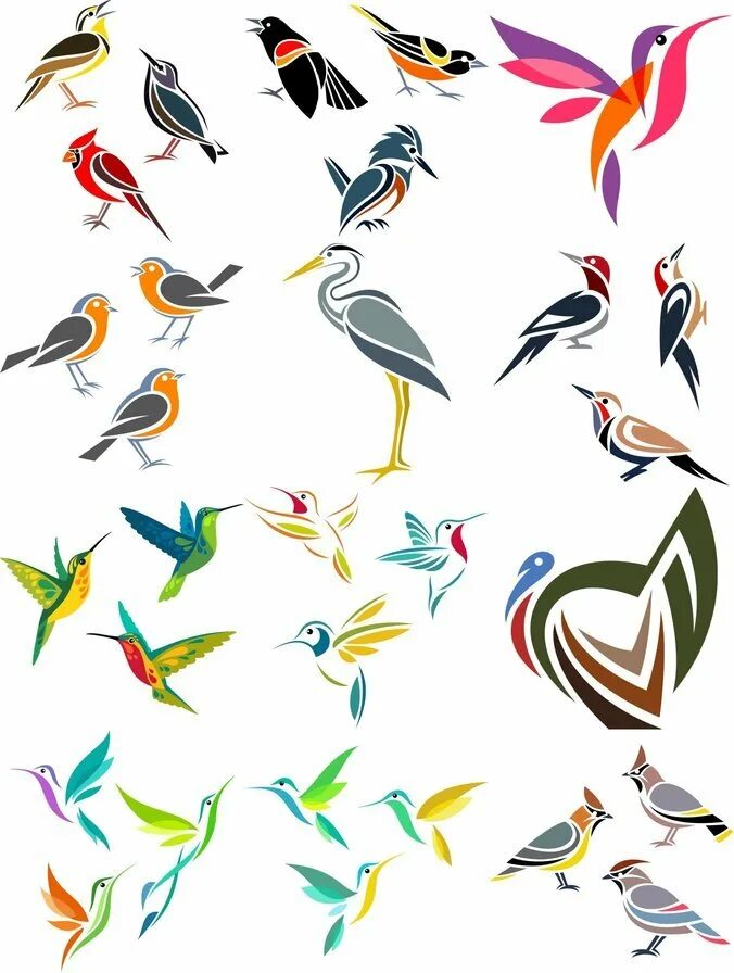 Птица режим работы. Стилизация птиц. Стилизованная птица. Стилизованное изображение птицы. Орнамент из птиц.