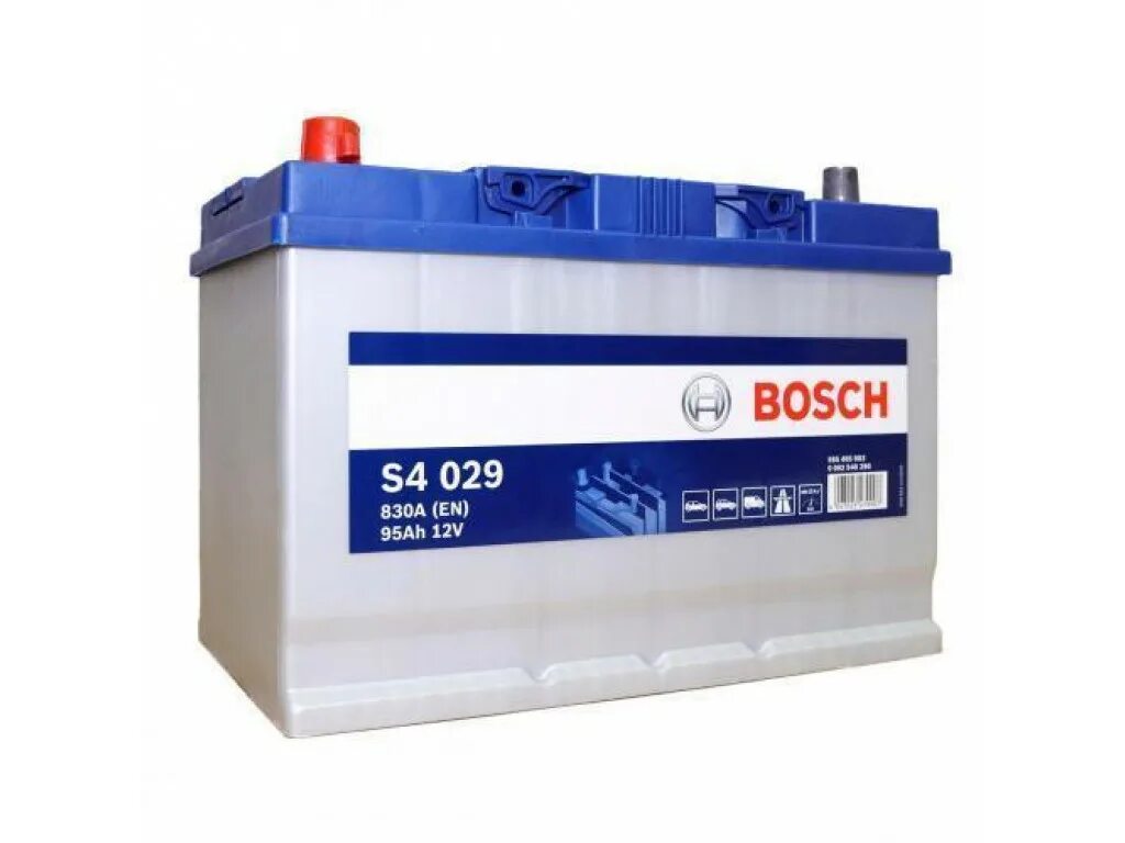 Автомобильный аккумулятор Bosch s4 029 (0 092 s40 290). Аккумулятор автомобильный Bosch s4 Silver 95ач 830a. Аккумулятор Bosch Silver s4 029. S4 029 Bosch аккумулятор.