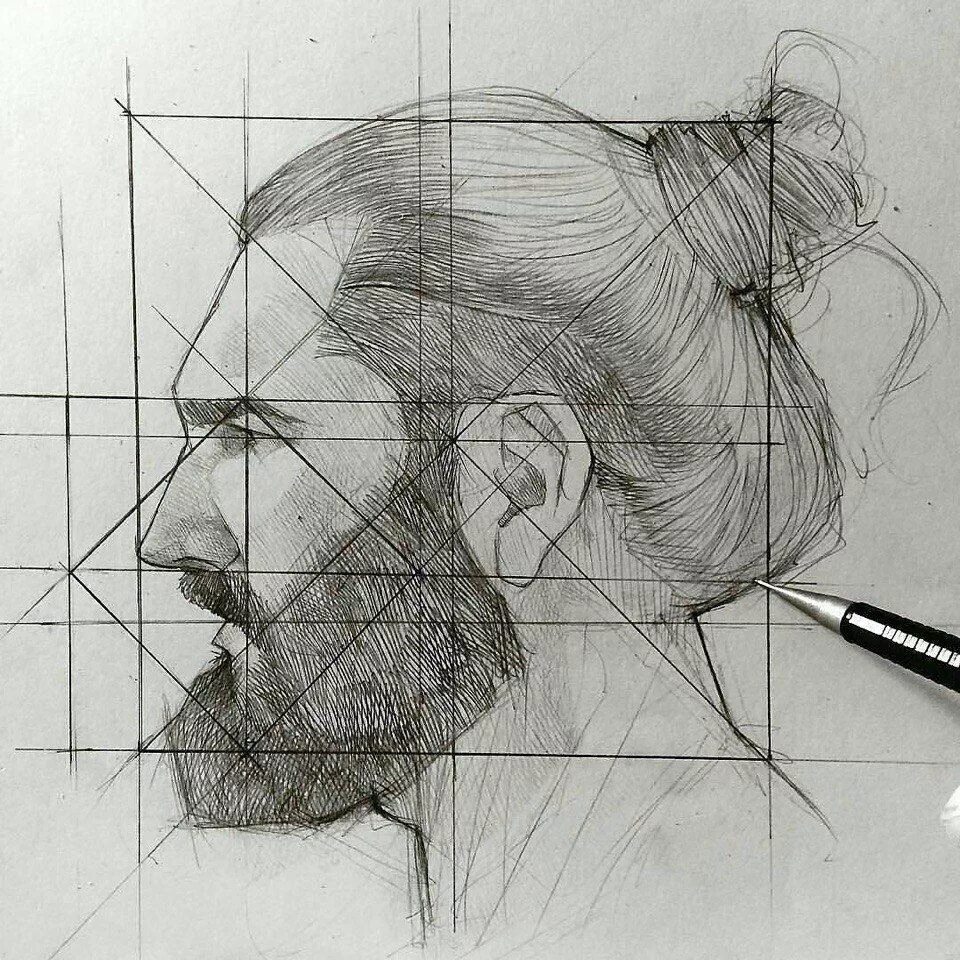 Графический рисунок уроки. Штриховой портрет. Зарисовки головы человека. Портрет в профиль карандашом. Наброски головы человека карандашом.
