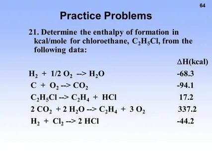 Cl2 h2o c hcl co2