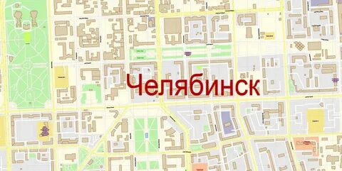 Карта челябинска труда