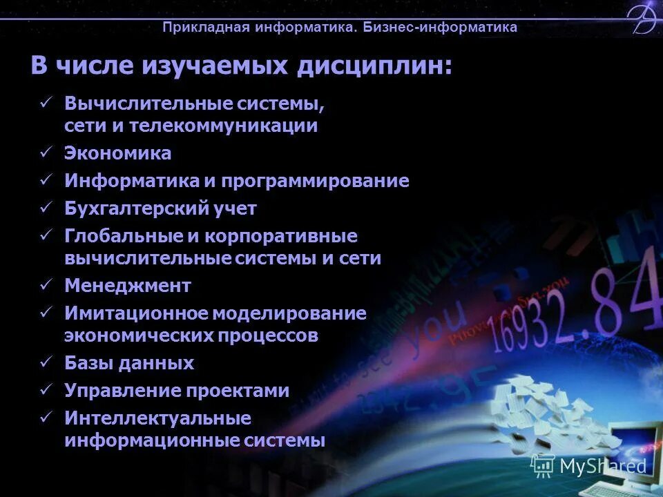 Направление бизнес информатика