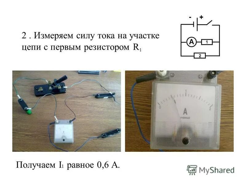 Измерение силы тока вариант 1. Измерение силы тока в цепи. Измерение тока амперметром. Силу тока измеряют. Измерение тока на участке цепи.