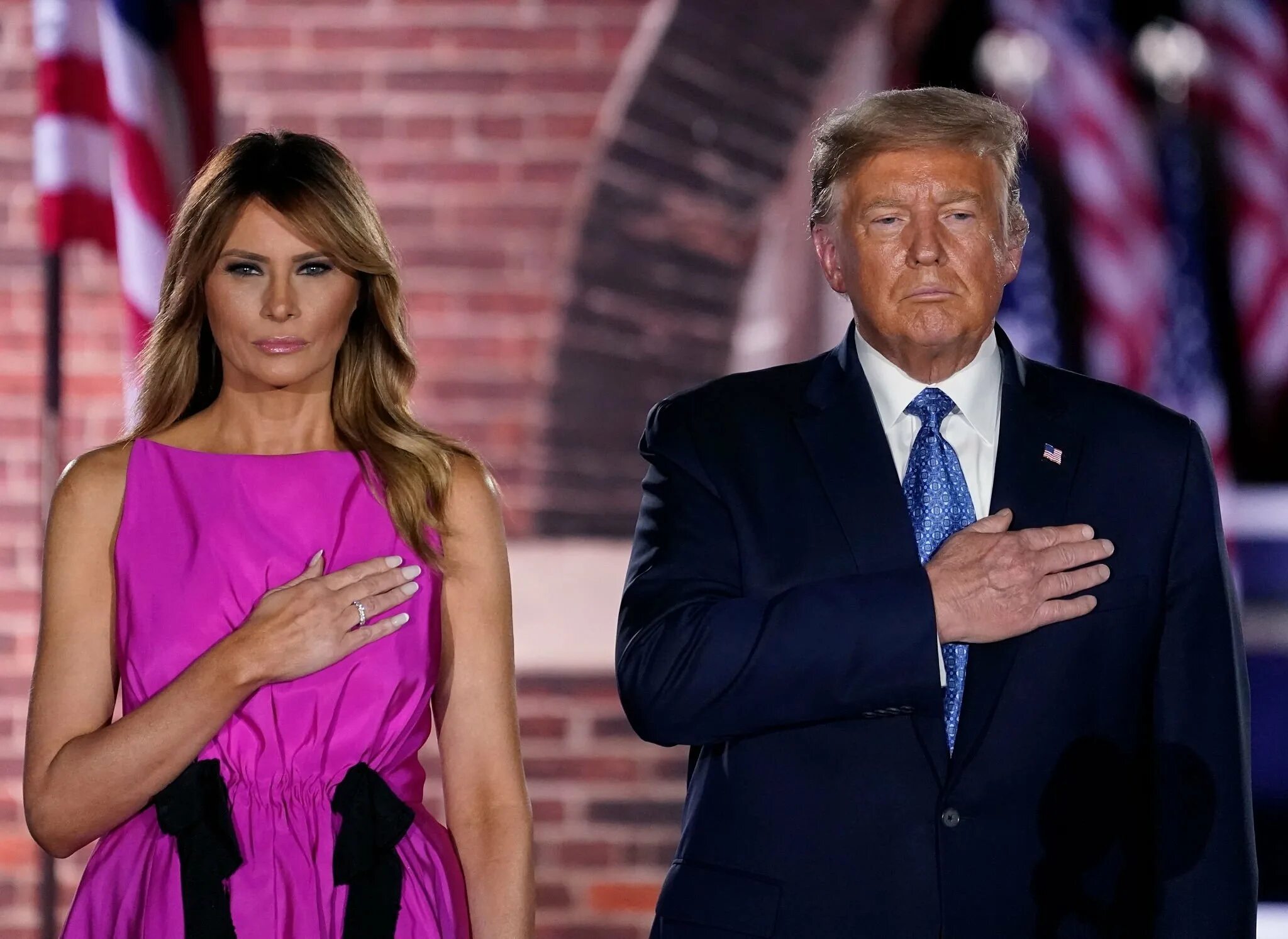 Трамп последнее фото. Мелани трамп.