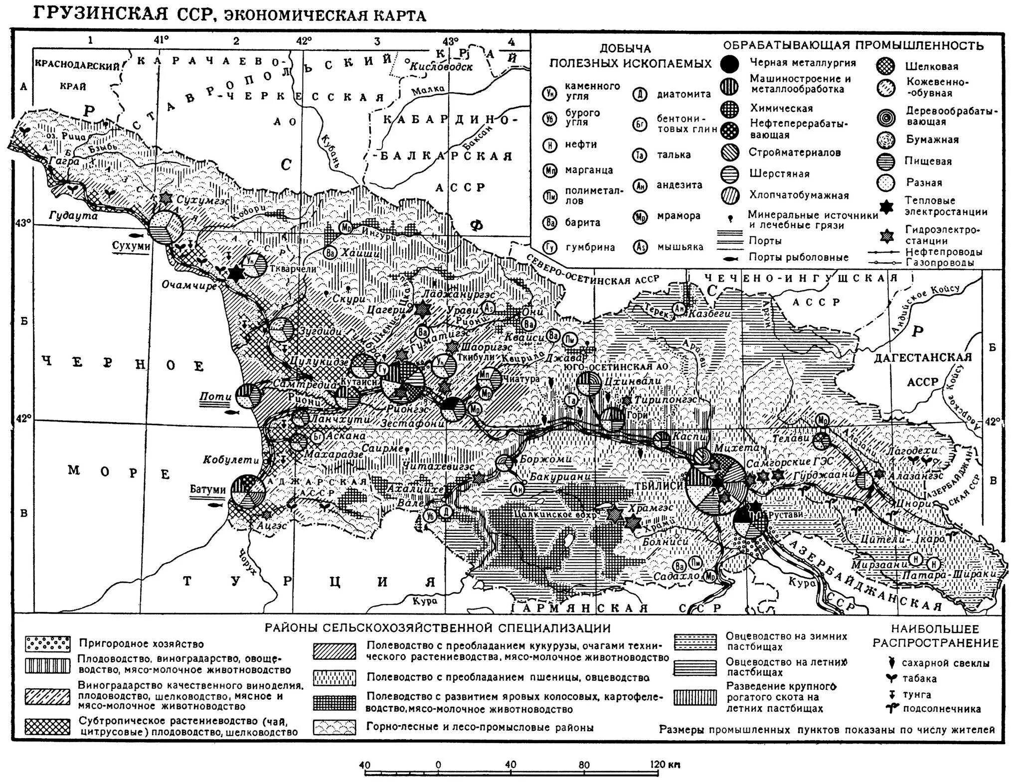 Столица грузинской сср. Геологическая карта Грузии. Экономическая карта Грузии. Минеральные ресурсы Грузии карта. Грузинская ССР на карте СССР.